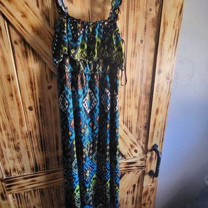 Patterned Maxi dress